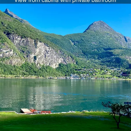 Kamp alanı Fjorden Campinghytter Geiranger