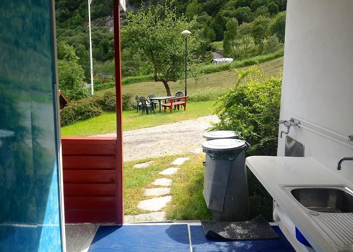 营地 Fjorden Campinghytter 盖郎厄尔峡湾